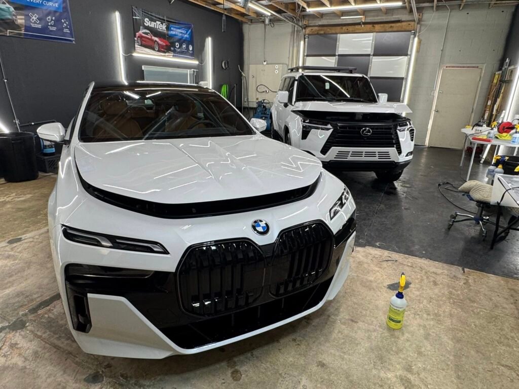 Dealership BMW and Lexus tinted by C&C Window Tint in Colorado Springs
